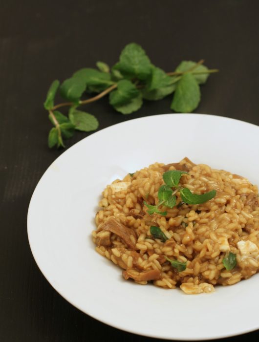 risotto-porcini-brie-e-menta