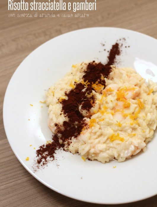 risotto-stracciatella-e-gamberi-con-scorza-di-arancia-e-cacao-amaro